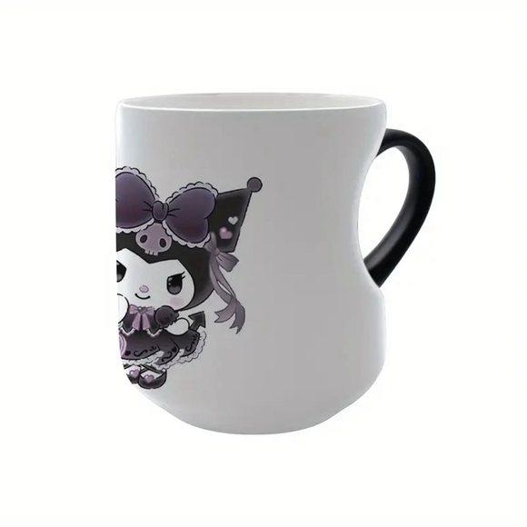 Kuromi Mug, 11oz, Magic Mug, turns from Black to white when hot #K3 - Picture 2 of 7